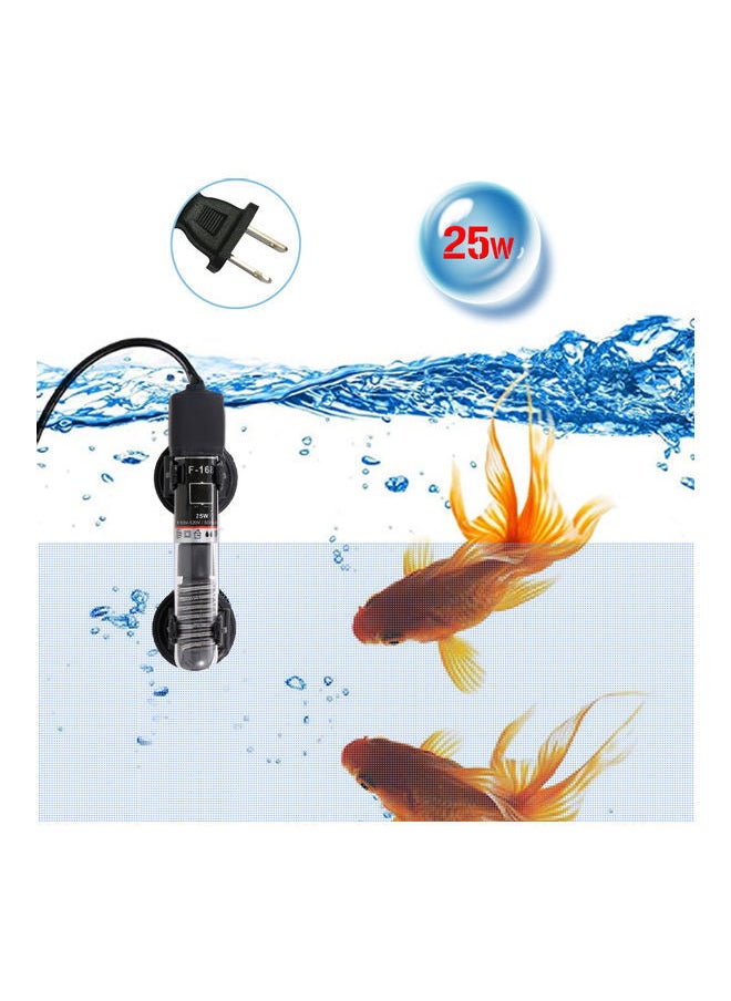 NIBEMINENT - Mini Aquarium Heater Black 15.00 x 5.50 8.50cm - Image 1