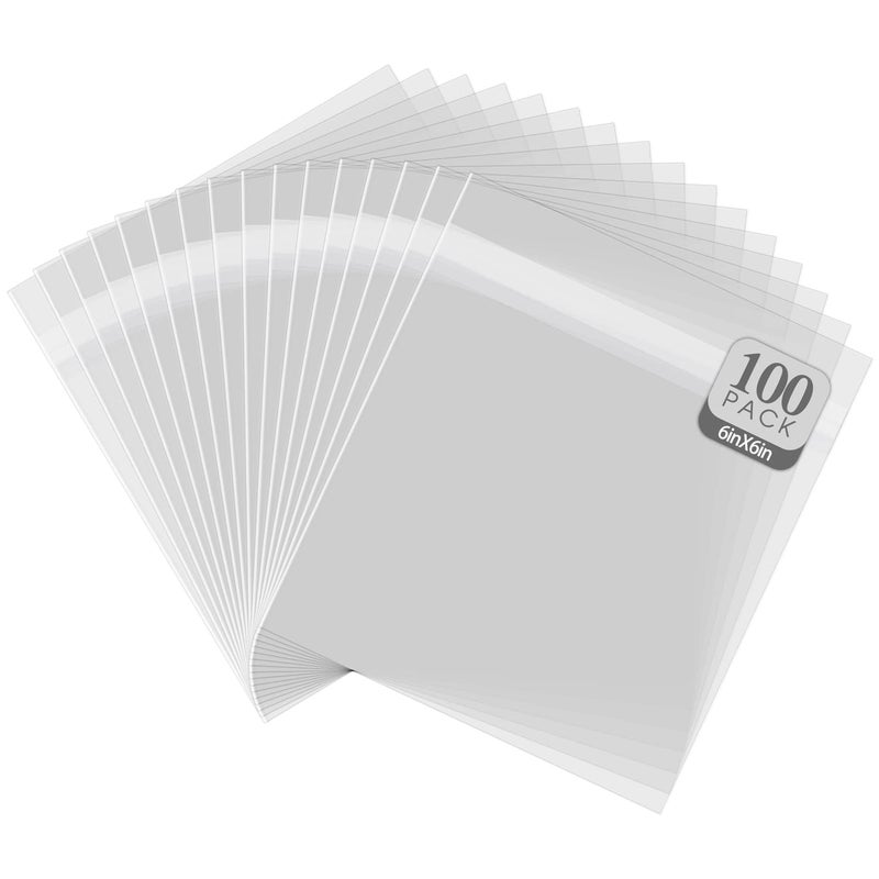 Golden State Art Golden State Art 100 Pack 6X6 Clear Bags for Mats Pictures AcidFree 612 x 612 