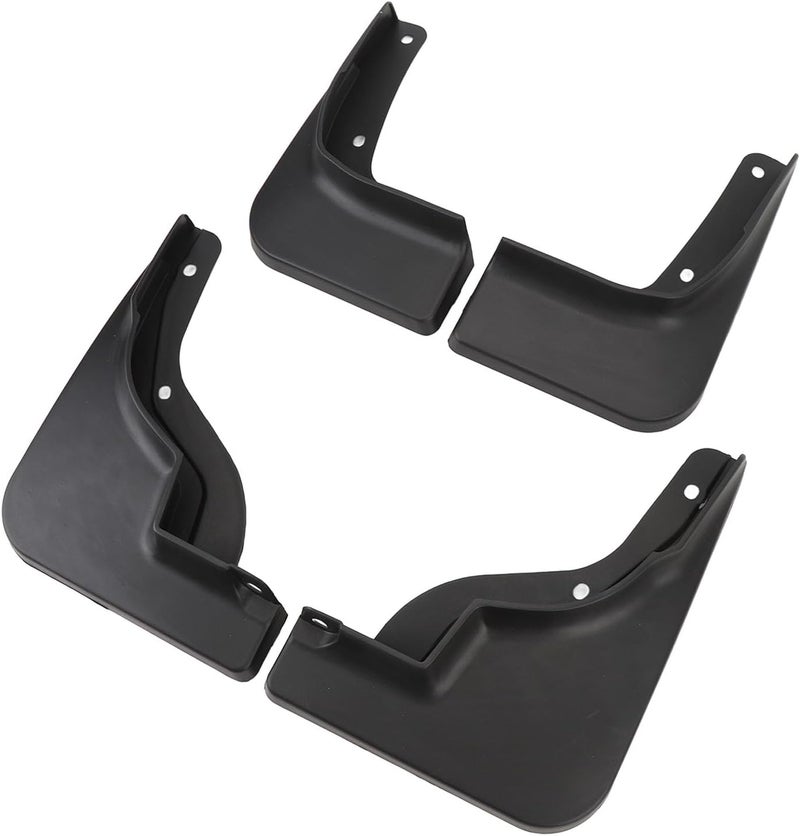 4pcs Mud Flaps Set Splashing Front and Rear Spl Guards for 2023 2024 Black Nd for Your Vehicle Mud FlapsMud GuardsMudflapsMud Guard FlareCar Mud FlapsFront Rear Mud Flaps - Image 2