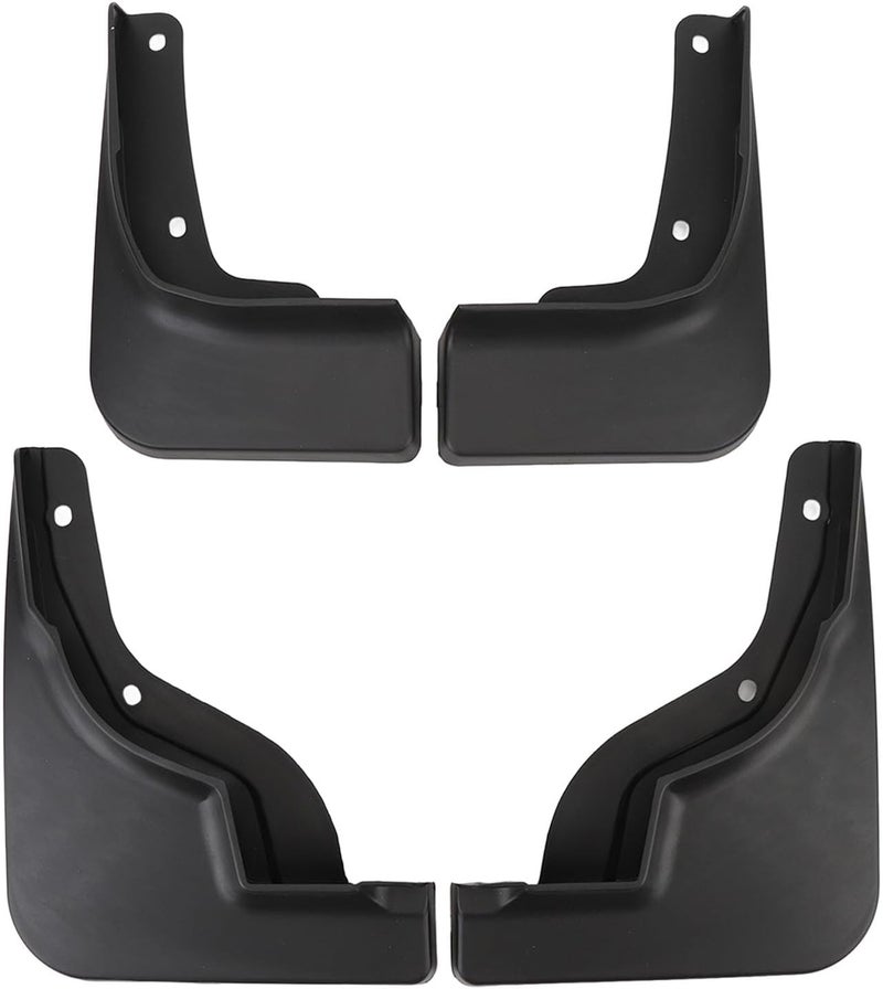 4pcs Mud Flaps Set Splashing Front and Rear Spl Guards for 2023 2024 Black Nd for Your Vehicle Mud FlapsMud GuardsMudflapsMud Guard FlareCar Mud FlapsFront Rear Mud Flaps - Image 1