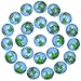 Coopay 24 Pack Inflatable Globe PVC World Globe Inflatable Earth Beach Ball Swimming Pool Ball Birthday Beach Party Decoration Summer Water Games Gifts for Beach Playing or Teaching - Image 3