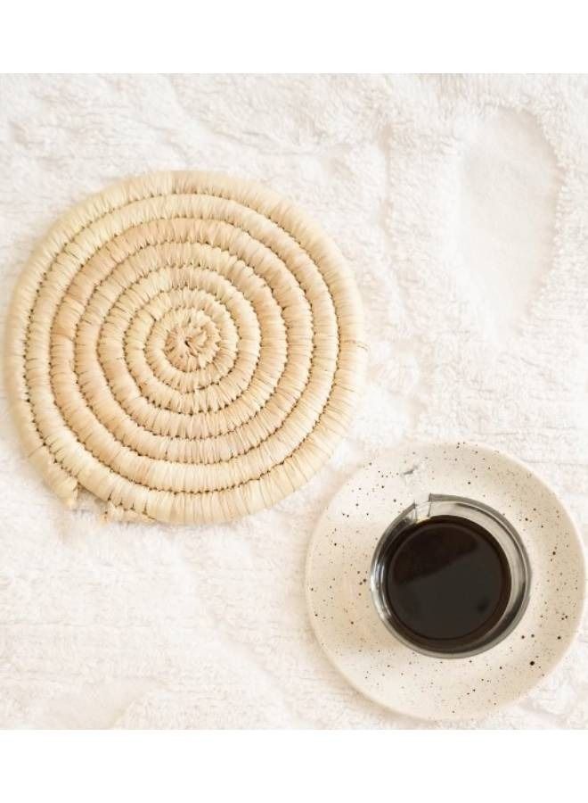 Boho Handmade 1 piece round coaster  - Image 2