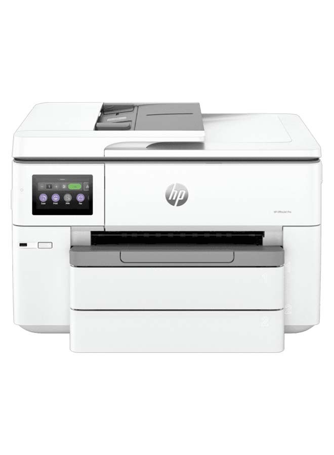 HP طابعة OfficeJet Pro 9730 الكل في واحد ذات التنسيق العريض، طباعة، نسخ، مسح ضوئي، سرعة طباعة تصل إلى 34 صفحة في الدقيقة، طباعة تلقائية على الوجهين، تصل إلى 4800 × 1200 نقطة في البوصة محسنة 1200 × 1200 نقطة في البوصة | 537P5C أبيض - Image 1