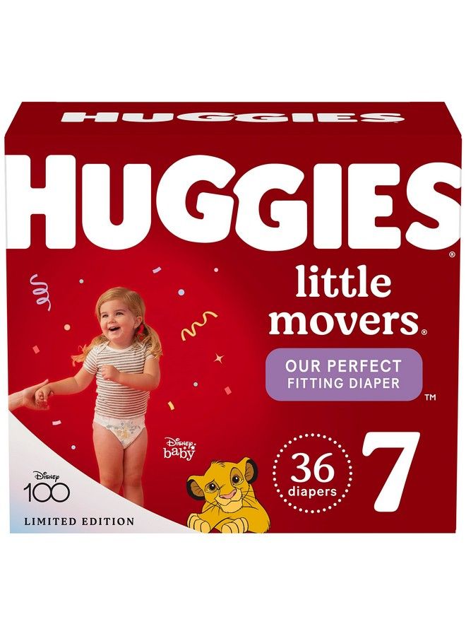 HUGGIES حفاضات الأطفال من ليتل موفرز مقاس 7 (41+ رطل) 36 قطعة - Image 1
