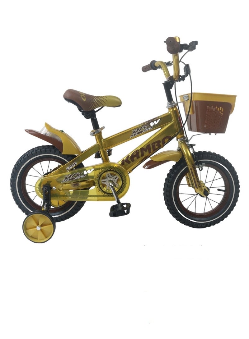 Rambo Bicycle with training wheel for kids - SIZE 12