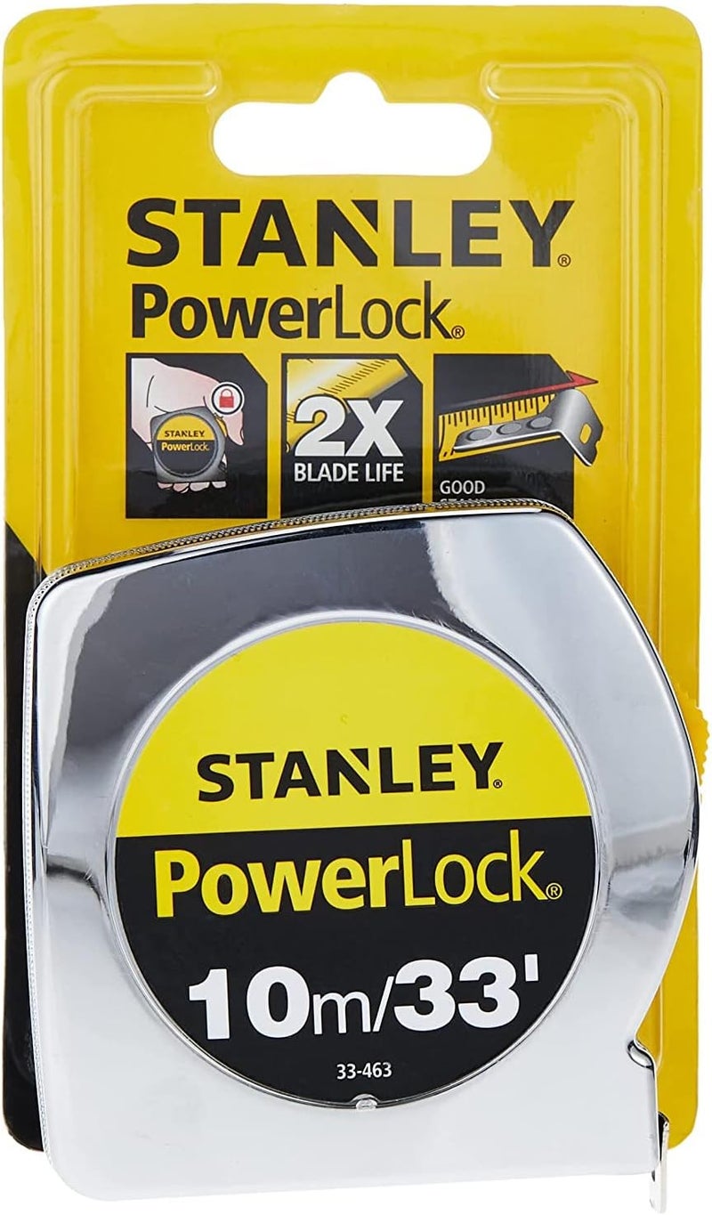 Stanley Power Lock Tape, 10M, Stht33463-8 - Image 1
