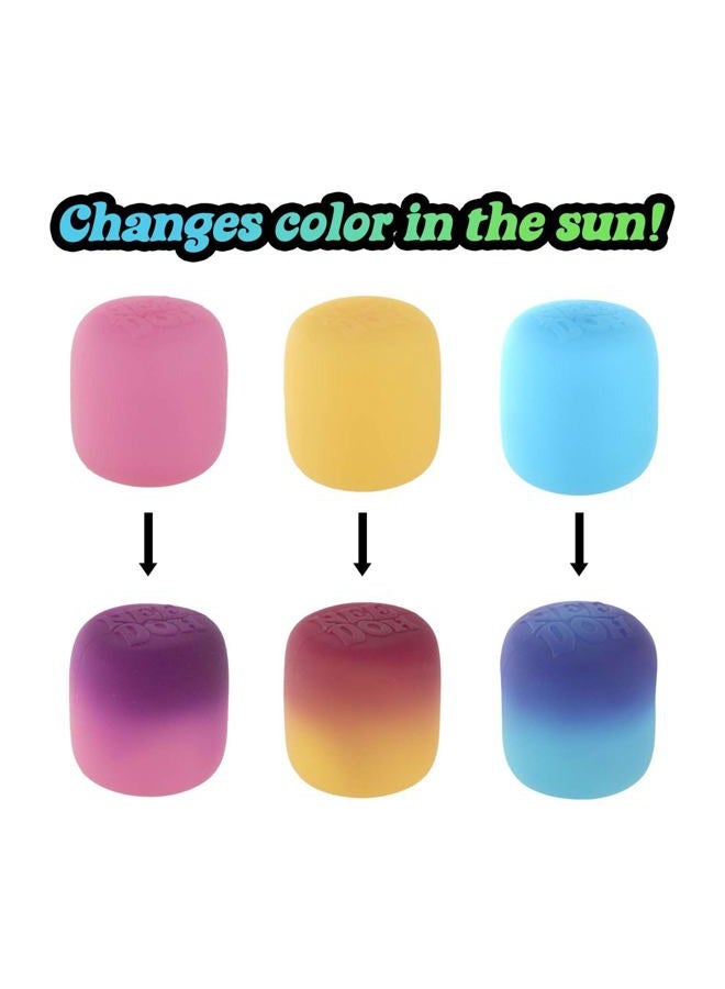 Needoh Schylling NeeDoh Mello Mallo - Sensory Toy with a Satisfying Dough Filling - Changes Color in The Sun - Ages 3 and Up - Color May Vary; One Per Pack - Image 3