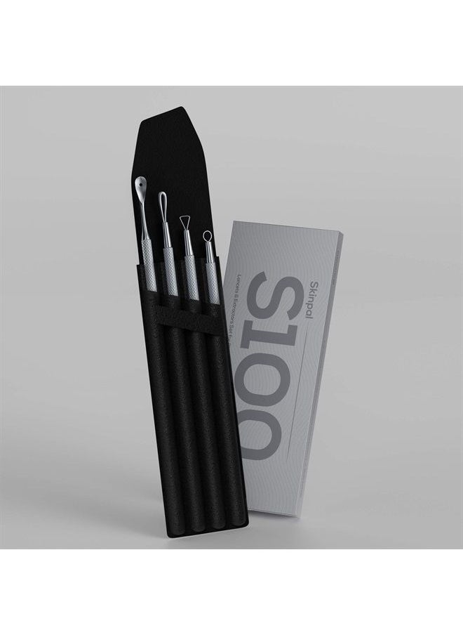 Suvorna - Skinpal S100 Pimple Popper Tool Kit, Milia Remover, Lancet for Facial Extraction, Whitehead Extractor Tool, Comedone Extractor, Blackhead Remover Tool, Acne Needle Tool & Cyst Removal Tool. - Image 1