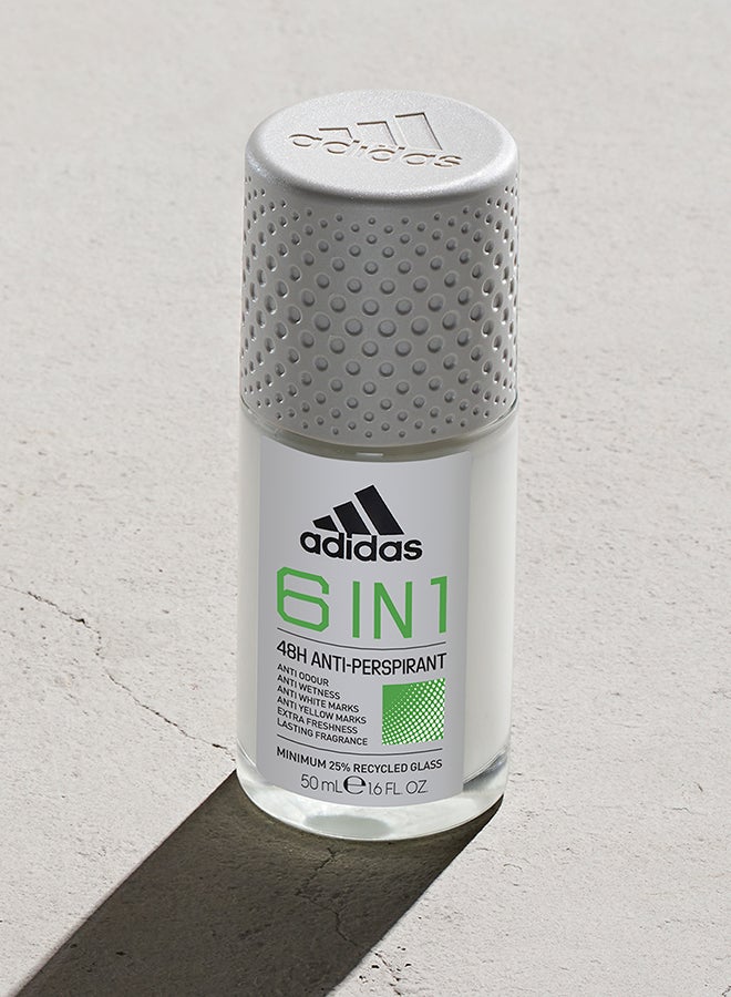 Adidas 6 In 1 Anti-Perspirant Roll On 50ml - Image 2