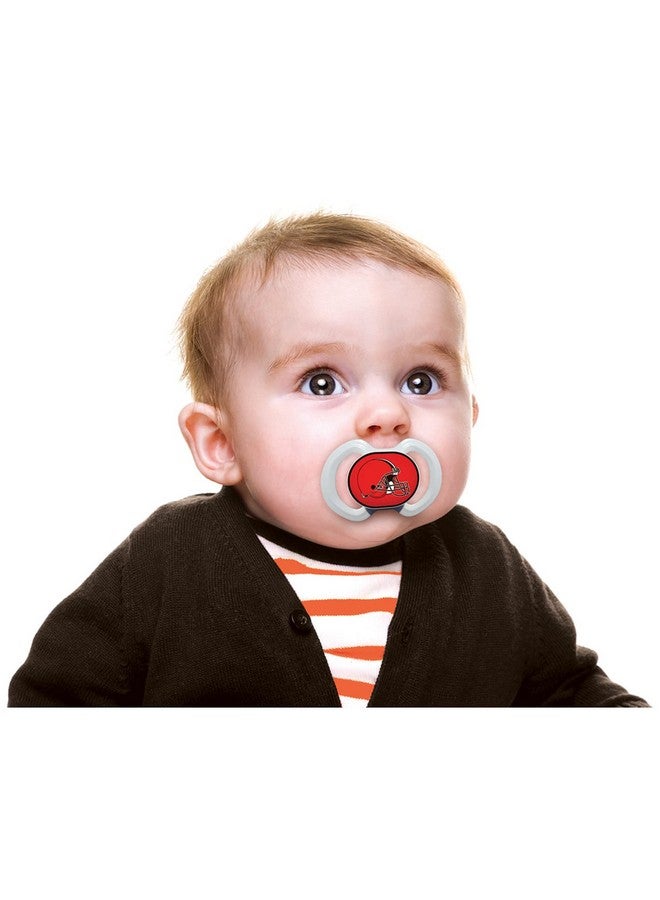 ماستر بيسيز عبوة من قطعتين من لهايات Baby Fanatic - فريق كليفلاند براونز لكرة القدم الأمريكية - معدات دوري مرخصة رسميًا - Image 3