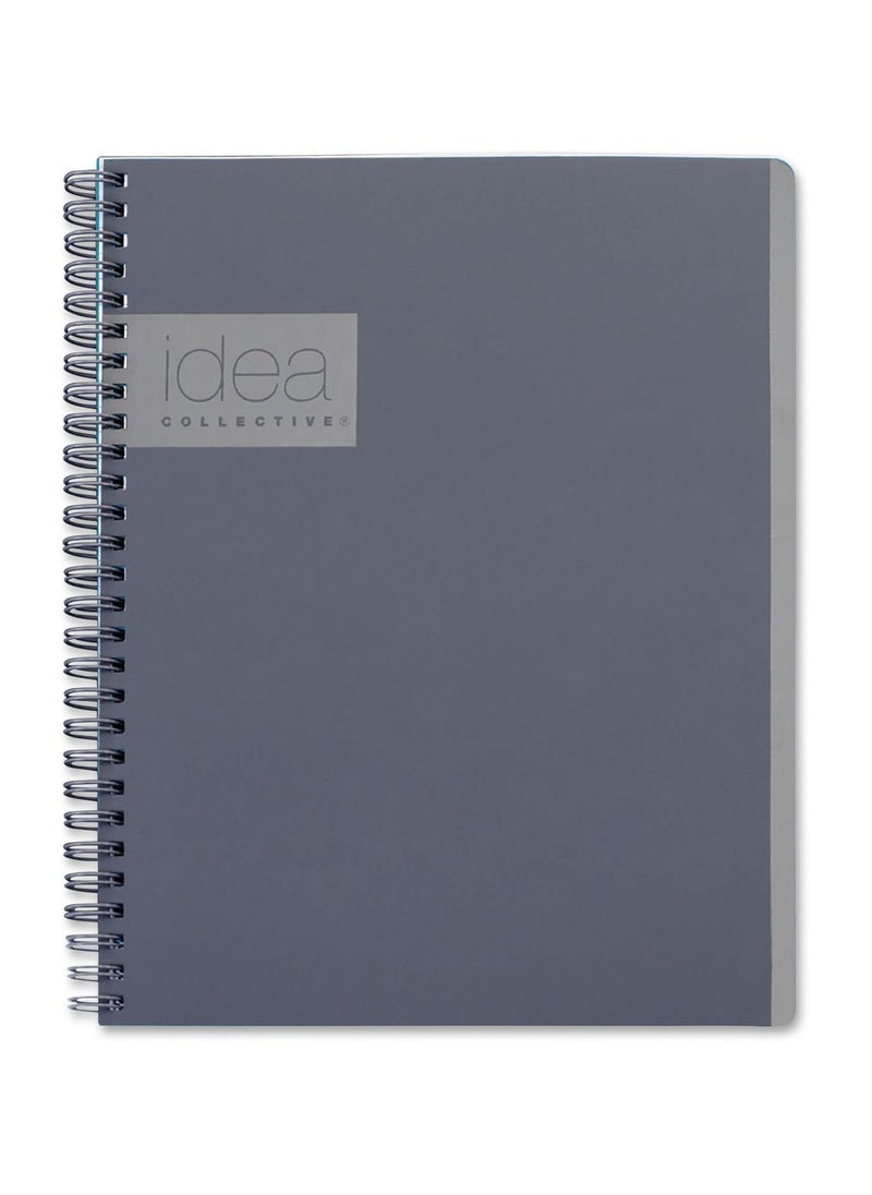 Oxford Idea Collective Professional Notebook, Double Wire-O, 8 x 4 7/8, Ruled, 80 Sheets, Gray - pzsku/Z85FE3660807562B09DD9Z/45/_/1715452677/ff06547f-0818-468a-a58a-4adc6586b06a