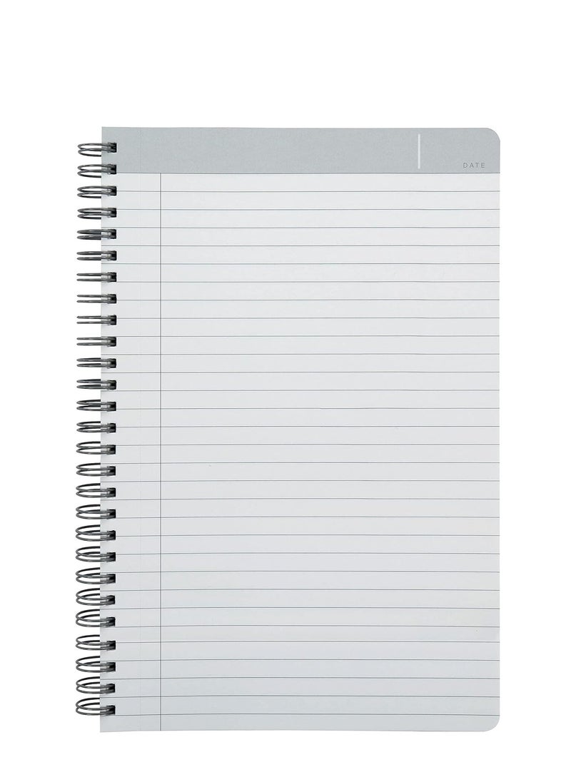 Oxford Idea Collective Professional Notebook, Double Wire-O, 8 x 4 7/8, Ruled, 80 Sheets, Gray - pzsku/Z85FE3660807562B09DD9Z/45/_/1715452687/e548dc2e-2b43-41ec-baef-148dfd5a412b