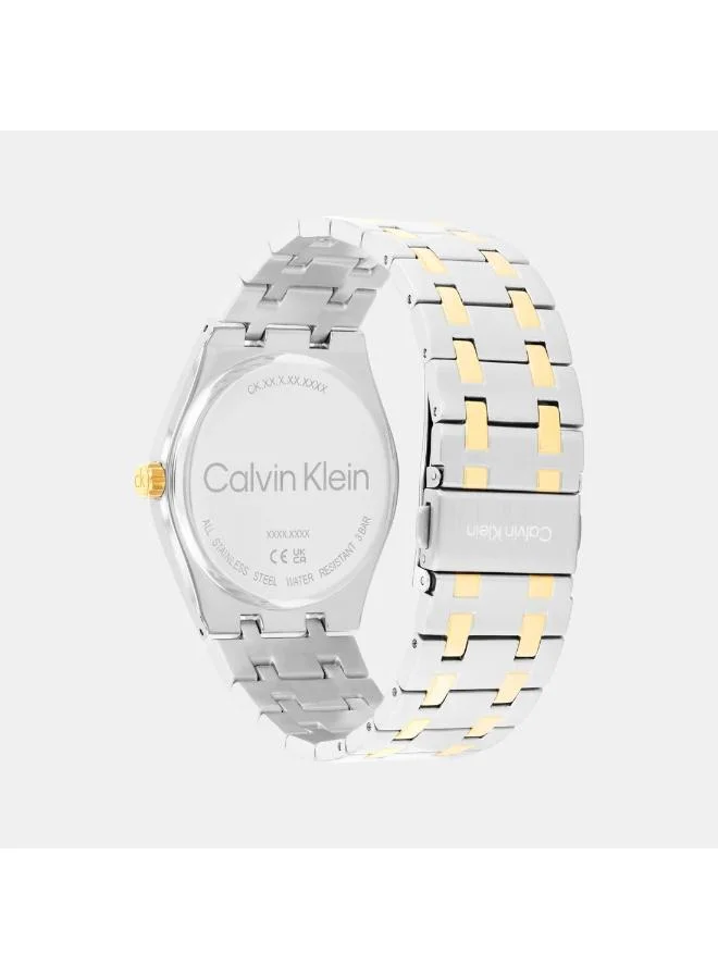 CALVIN KLEIN  Quartz analog Watch Leather Bracelet for Men | Best Price UAE