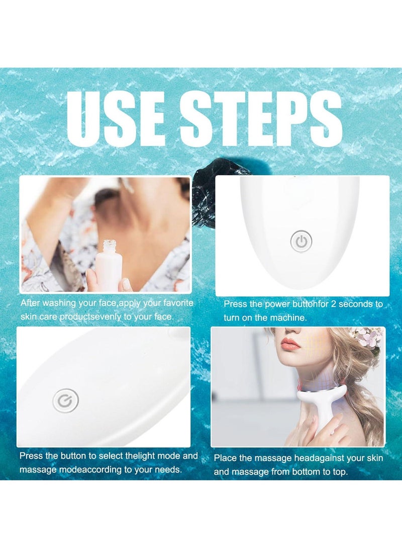 Excefore جهاز تدليك الوجه والرقبة، جهاز تدليك كهربائي للوجه لإزالة التجاعيد، لاسلكي للعناية بالبشرة، شد ورفع الجلد، جهاز تجميل الوجه، أداة منزلية للعناية بالبشرة - Image 5