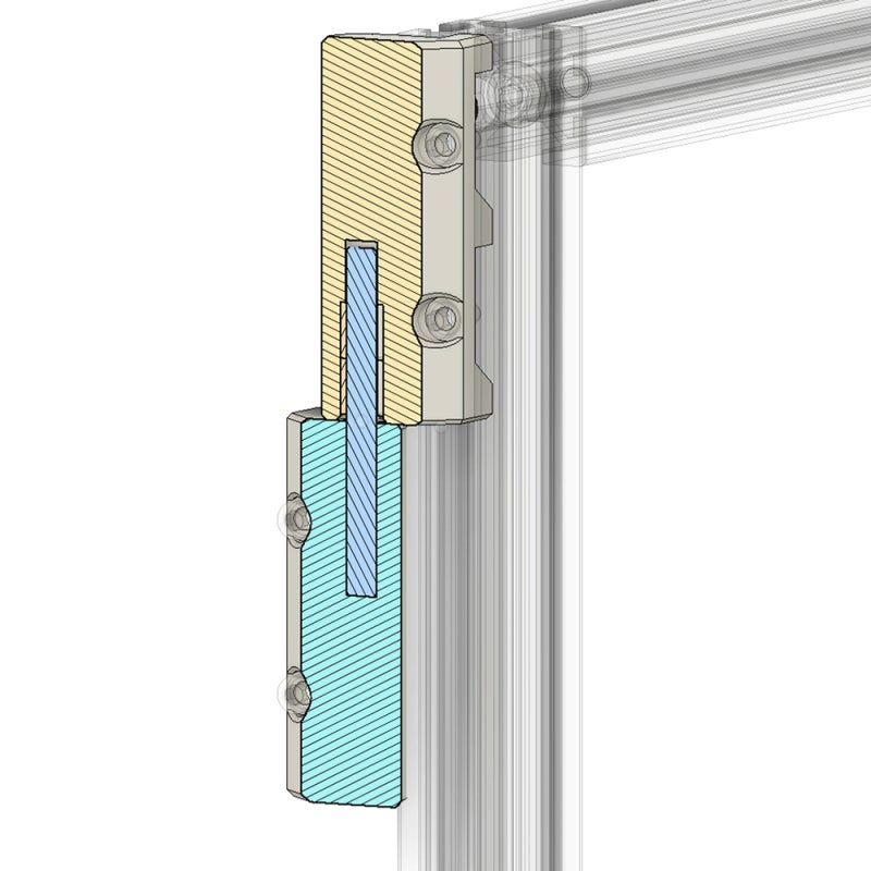 Clicky Clack Fridge Door Kit: Metal Construction - Precise Control Easy Installation for VORO Trident 350 VORO 2.4 350 3D Printers - Image 3