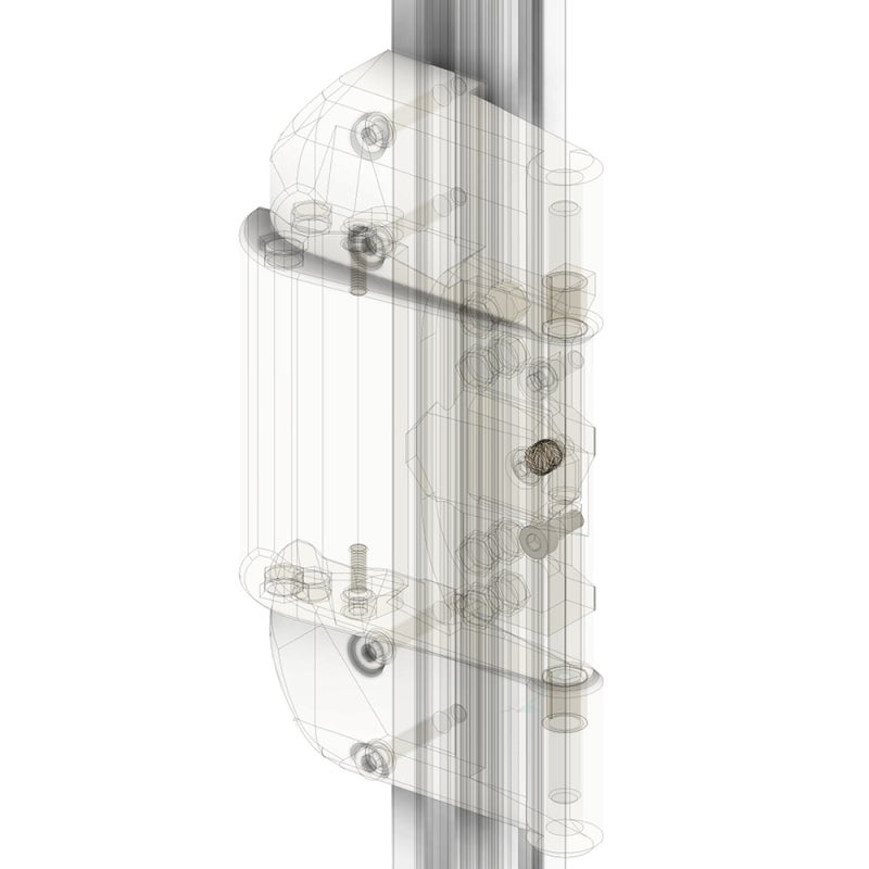 Clicky Clack Fridge Door Kit: Metal Construction - Precise Control Easy Installation for VORO Trident 350 VORO 2.4 350 3D Printers - Image 5