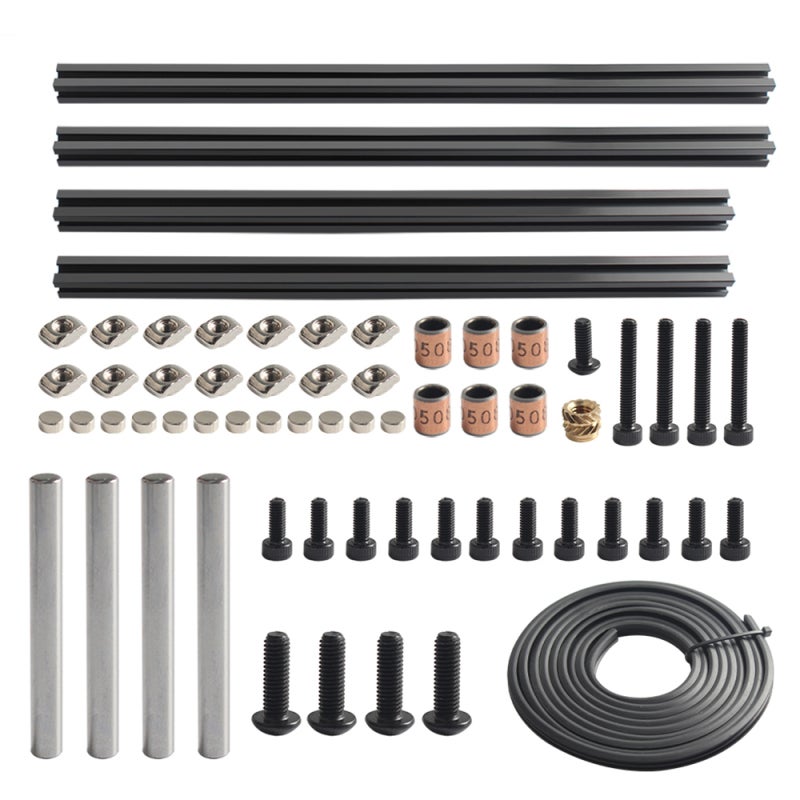 Clicky Clack Fridge Door Kit: Metal Construction - Precise Control Easy Installation for VORO Trident 350 VORO 2.4 350 3D Printers - Image 1
