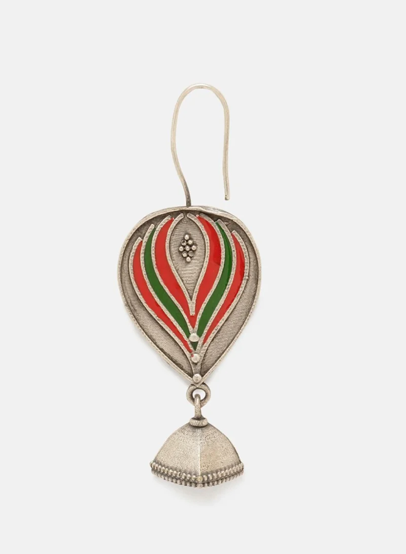 Priyaasi Plated Contemporary Balloon Shaped Drop Earrings
