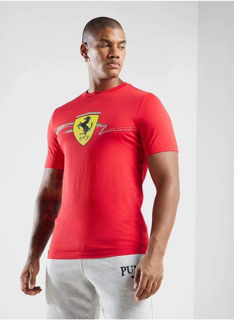 PUMA Ferrari Race Big Shield T-Shirt