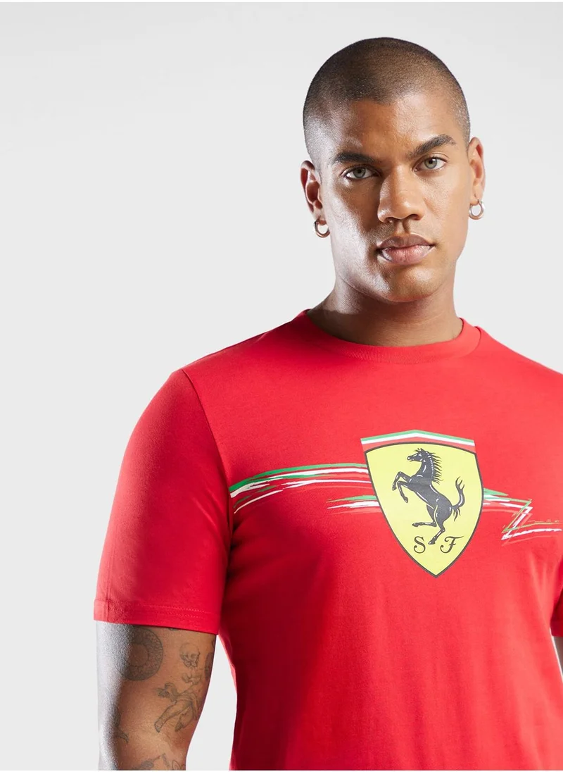 PUMA Ferrari Race Big Shield T-Shirt
