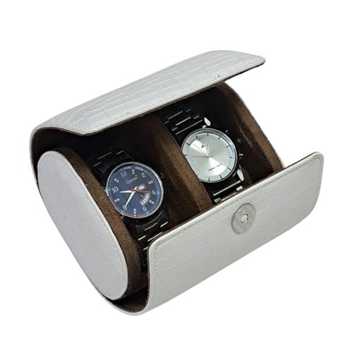 essart Luxury Watch Roll Case – Travel Watch Organizer-Watch Travel Case for 2 Watches | PU Leather Portable Gift Box for Watch Collectors - Image 2