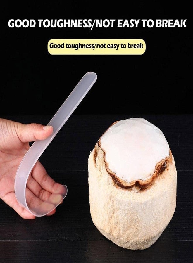 SquarezhenBo Meat Scraper,Soft and Flexible Coconut Egg Tools Kitchen Utensils and Gadgets for Coconut Lovers Melon Ballers Fruit and Vegetable Tools - Image 3