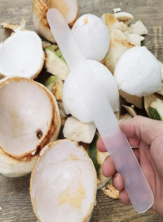SquarezhenBo Meat Scraper,Soft and Flexible Coconut Egg Tools Kitchen Utensils and Gadgets for Coconut Lovers Melon Ballers Fruit and Vegetable Tools - Image 1