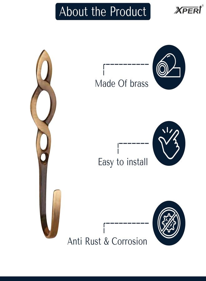 Xpert Brass Hooks for Hanging FBCH-46, 2Pcs - Image 4