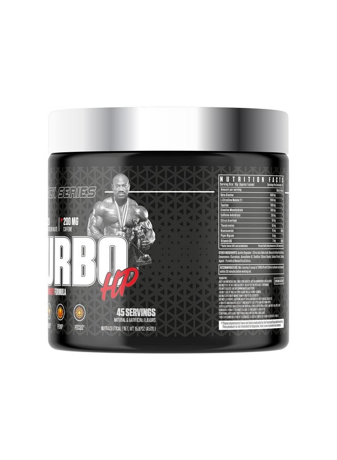 DEXTER JACKSON ديكستر جاكسون بلاك سيريز تيربو HP قبل التمرين | تركيبة متقدمة | نكهة فواكه البونش | 45 حصة، 450 جرام - زيادة الطاقة والأداء - Image 3