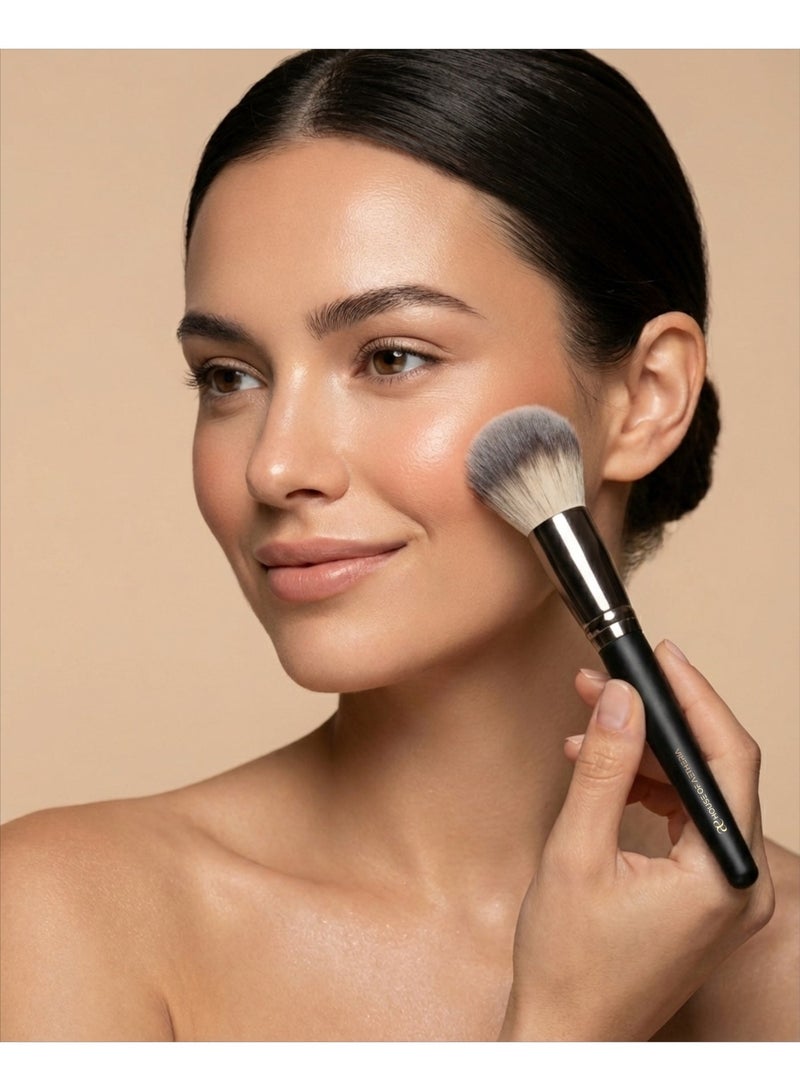 House of Aetheria 18 piece Grigio Professional Makeup Brush Set, with V Shape Puff, Canvas & Makeup bag - Image 4