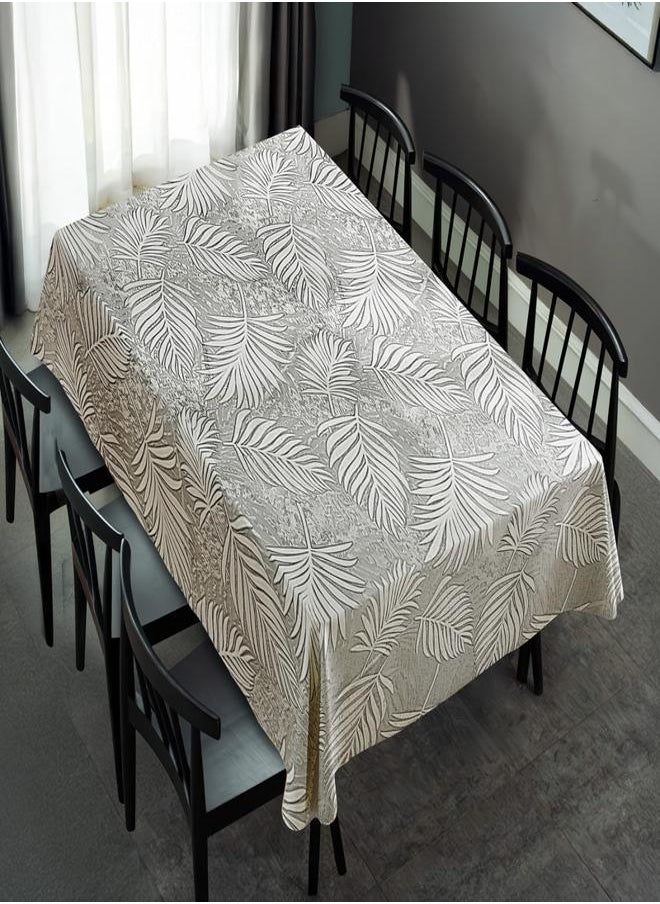 Intexhome  Anallia Linen  Tablecloth Suitable For Reciption , Living Rooms And Kitchen Tables - Modern Design - Set Of Two Pieces 130 x 130 cm