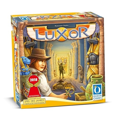 Queen Games Luxor Family Strategy Board Game for Ages 8 24 Players - Image 1