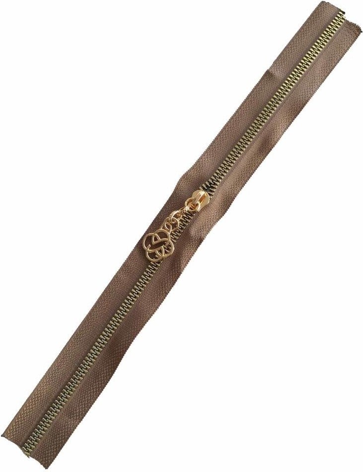 Angel Çanta Aksesuar Angel Bag Accessory Headed Zipper 30 cm Light Gold Metal Mink 