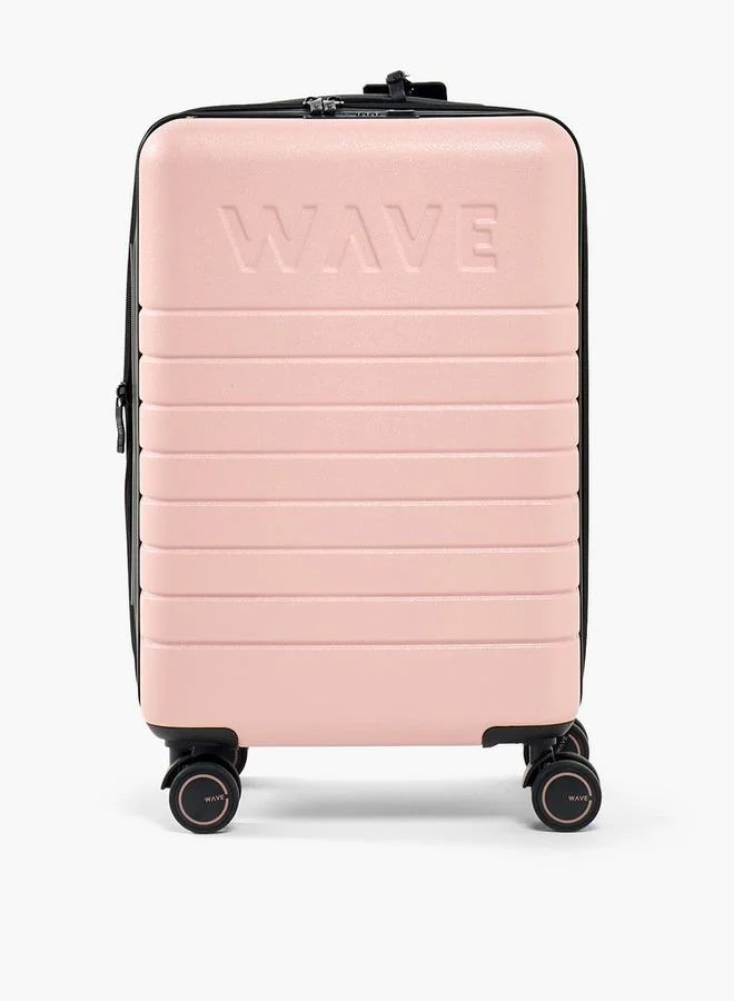 وايف Textured Harcase Trolley Bag With Retractable Handle