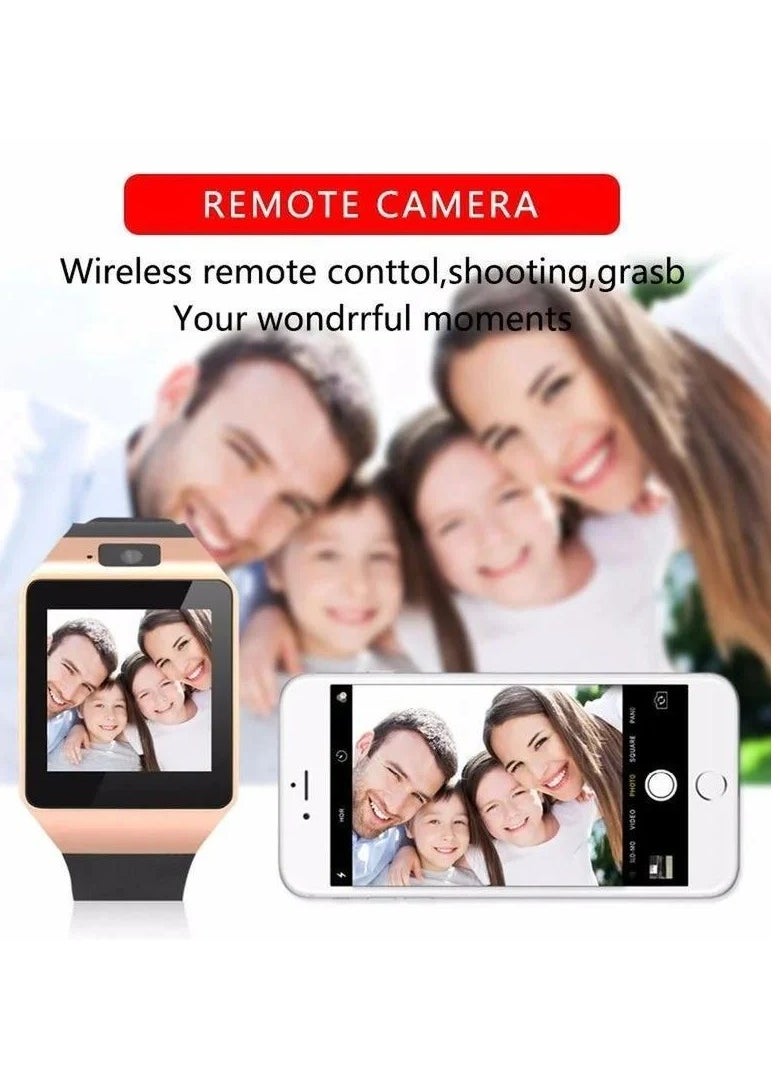 Generic - Digital Touch Screen Smart Watch DZ09 Bracelet Camera Bluetooth WristWatch SIM Card Smartwatch Support Ios Android Phones - Image 1