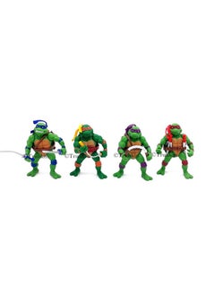 Trunkin Trunkin Rubber Teenage Mutant Ninja Turtles Mike Raph Leo Don(Multicolor) Figure Figurine 4Pcs  - Image 1