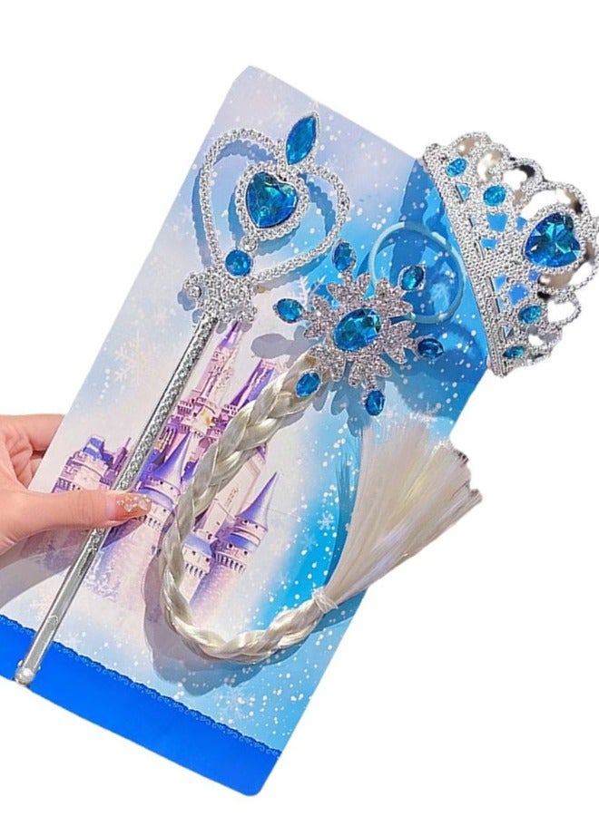 3 PiecesCosplay Tiara  Hair Accessories Set and crown for girls - Image 1