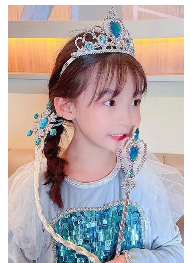 3 PiecesCosplay Tiara  Hair Accessories Set and crown for girls - Image 2