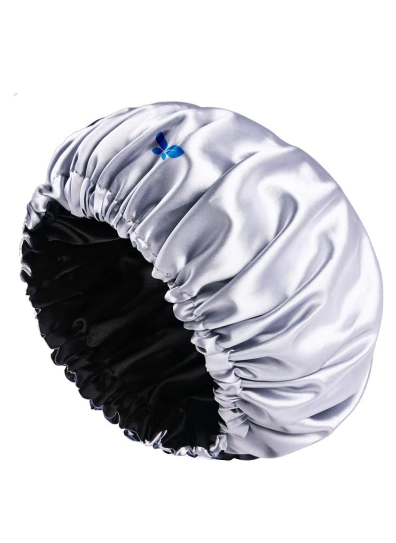 Bless Bless Satin Bonnet Silver 