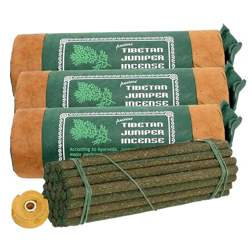 SANSKAR NEPAL Ancient Tibetan Juniper Incense - for Mediation, Yoga, Prayer, Aromatic Medicine, Stress Reliever, Calmness (Pack - 3, Tibetan Juniper Incense) - Image 1