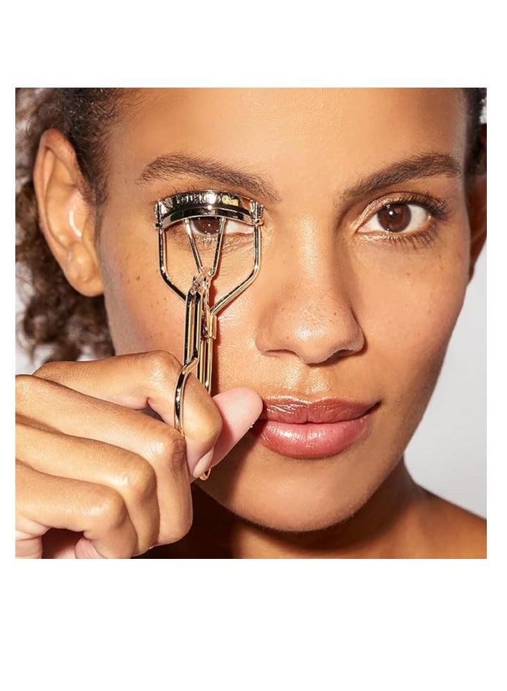 Eyelash Curler, Stainless Steel Curling Eyelash Curler, Electroplated Eyelash Curler, Fashion Eyelash Curler, Makeup Accessories for Women and Girls - Image 2