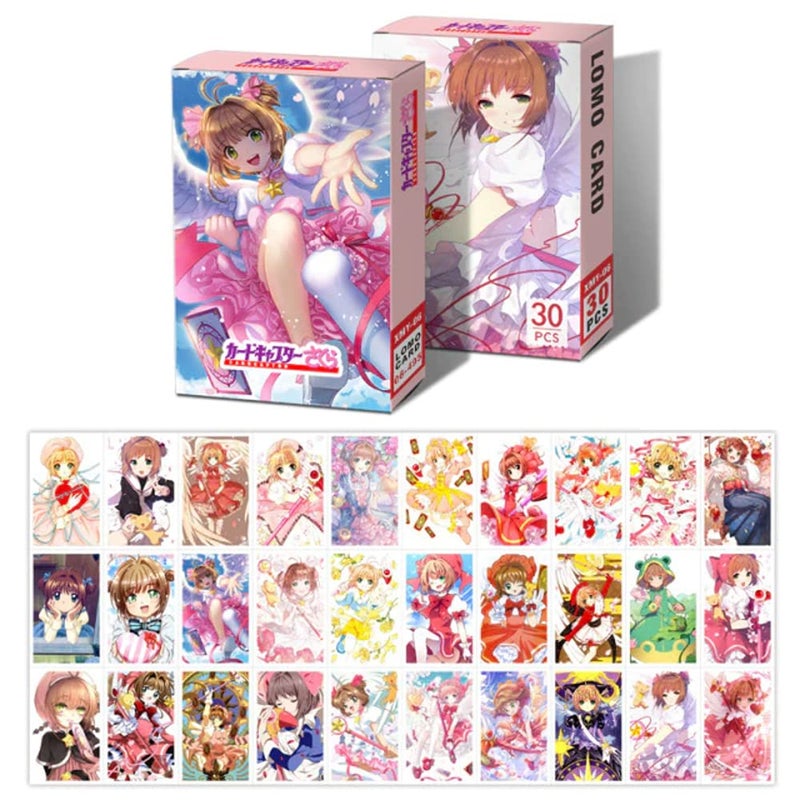 DoubleChin Card Captor Sakura Mini Postcard Cards Set - 30 Piece Lomo Card Set - Image 2