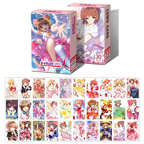 DoubleChin Card Captor Sakura Mini Postcard Cards Set - 30 Piece Lomo Card Set - Image 1