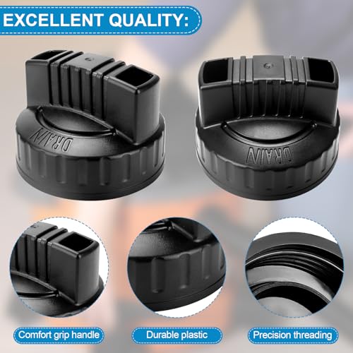 Ophjerg 47922 Vacuum Drain Cap for Ridgid Shop Vac Vacuums Cleaner and Craftsman Shop Vacuum, Wet Dry Vac Cleaner Replacement Drain Plug 1.97'' ID, Upgraded Shop Vac Replacement Parts & Accessories - 1Pack - Image 4