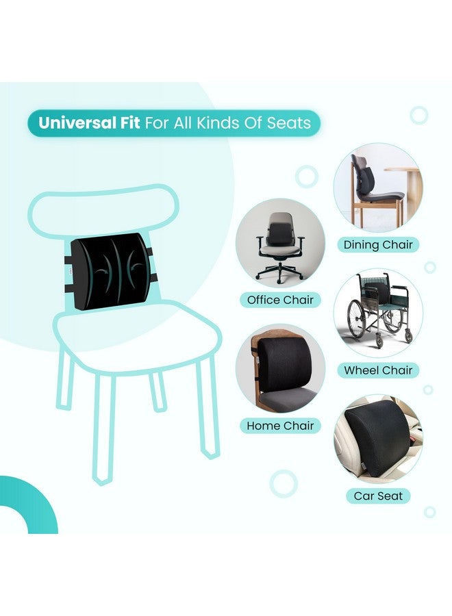 UltraCare PRO دعم أسفل الظهر UltraCare PRO Ergo لجميع أنواع الكراسي - رغوة الذاكرة المتقدمة لدعم الظهر - دعم أسفل الظهر العظمي - تخفيف آلام الظهر - أحزمة قابلة للتعديل - شبكة هوائية قابلة للتنفس - Image 5