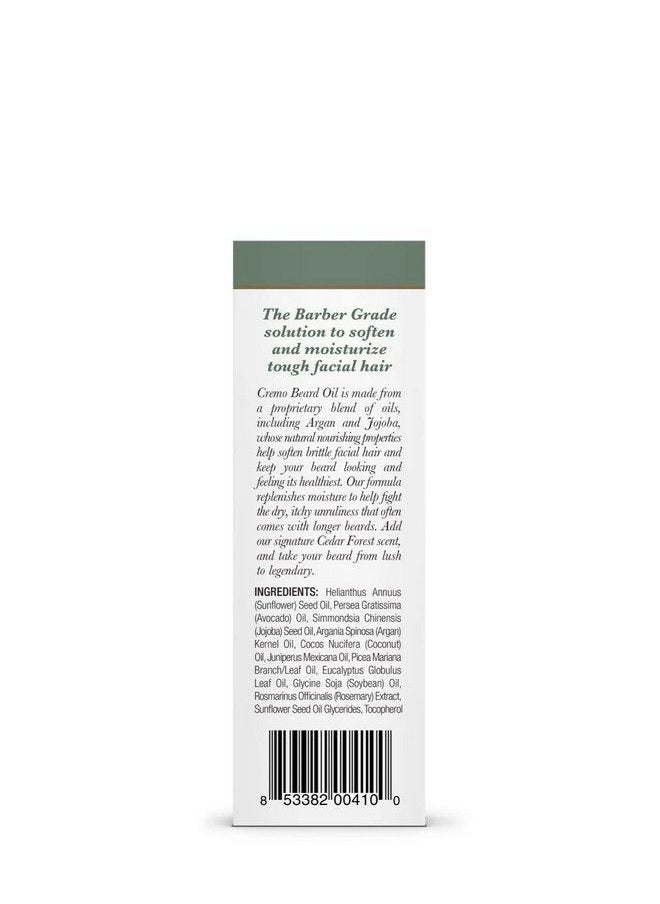 cremo - Revitalizing Beard Oil Forest Blend 1 Fl Oz (30 Ml) (Bundle Of 2) - Image 1