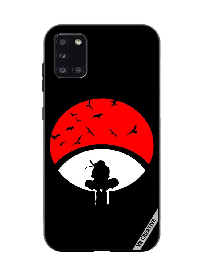 VR CREATIVE Protective Case Cover For Samsung Galaxy A31 Itachi Moon Design Multicolour - Image 1