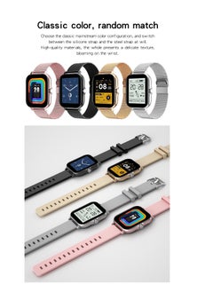 AROAQ Smart Watch, Gray Waterproof Fitness Tracker Watch, Bluetooth Calls Digital Smartwatch, Large Display Wristwatch Watches For Men And Womwn  - Image 3