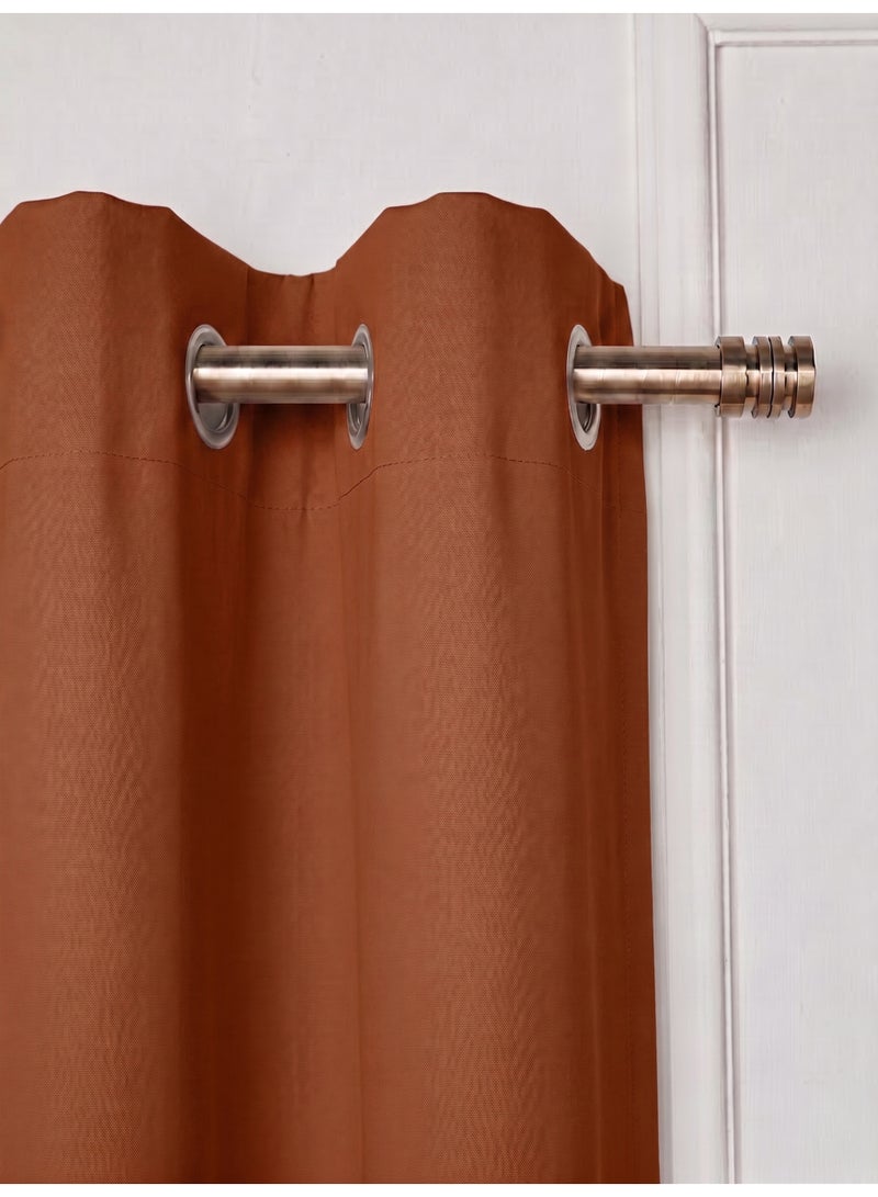 Amali Regal Dimout curtains with 16 Grommets in 2 panels Size (W132 x L 274cm) for living room Decor or bedroom window noise reduction and light blocking - Image 3