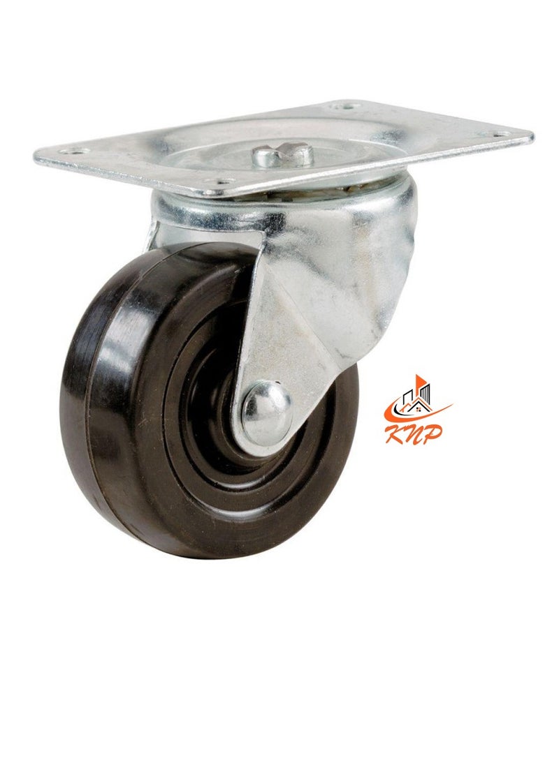 KNP Caster Wheel Rubber 2" Swivel  - Image 1